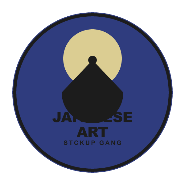 Japanese Art Sticker