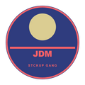 JDM Glitter Sticker