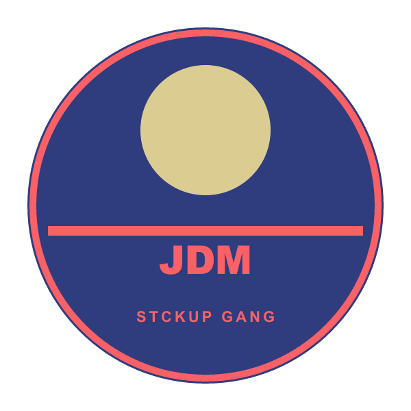 JDM Glitter Sticker