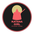 Katana Girl Sticker