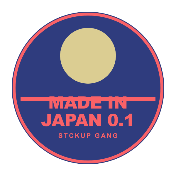 Made In Japan 0.1 Glitter Sticker