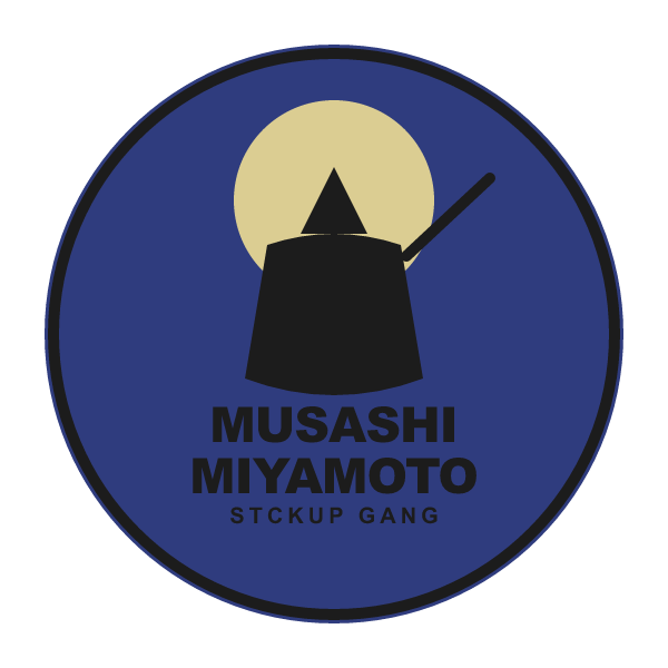 Musashi Miyamoto Holographic Sticker