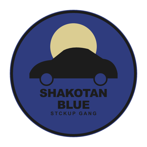 Shakotan Blue Legend Sticker