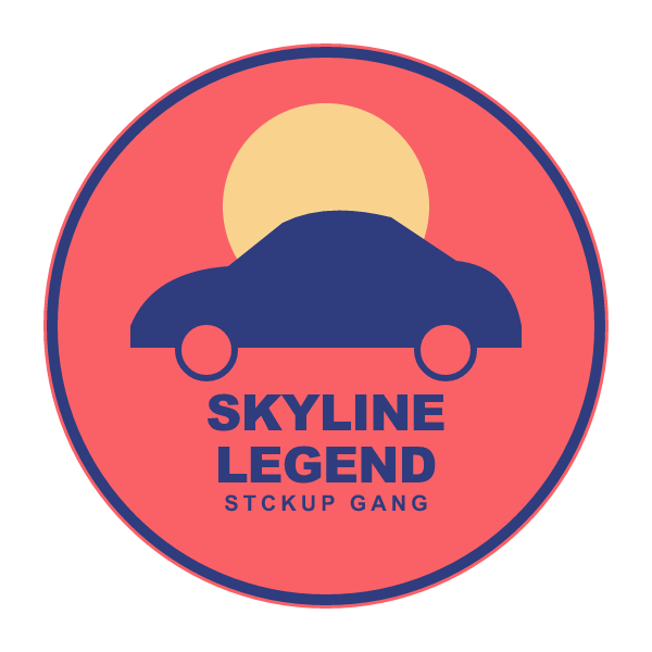 Skyline Japanese Legend Sticker